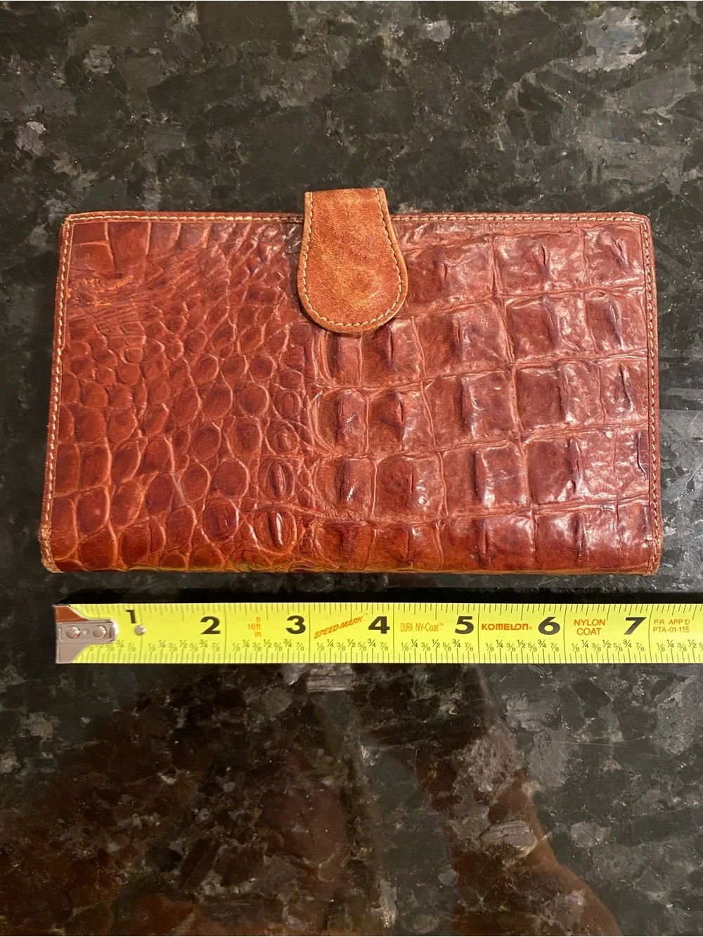 Joan & David Leather, Croc-Embossed  Wallet/Billfold.